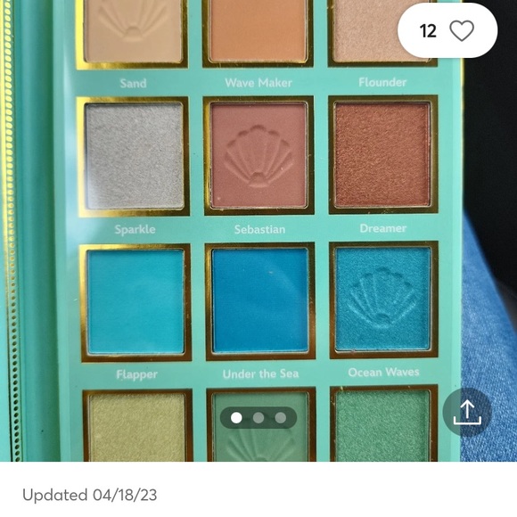 Disney | Makeup | Disney Princess Ariel Eyeshadow Palette | Poshmark